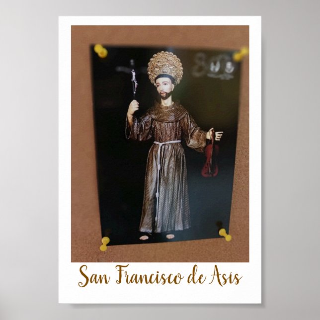 Póster poster de San Francisco de Asís (Frente)