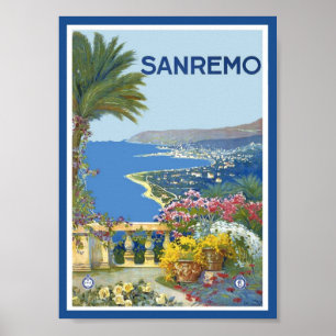 Póster Poster de San Remo Italia