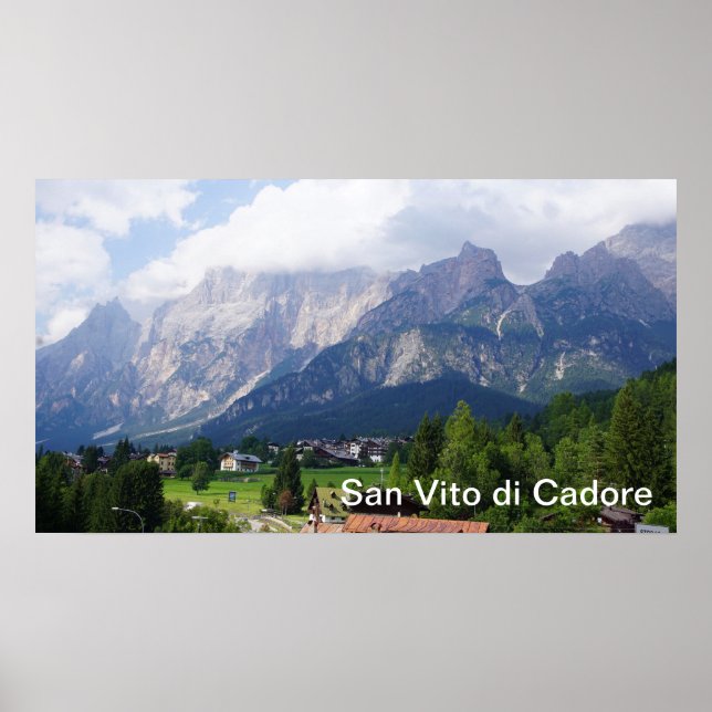 Póster Poster de San Vito di Cadore (Frente)