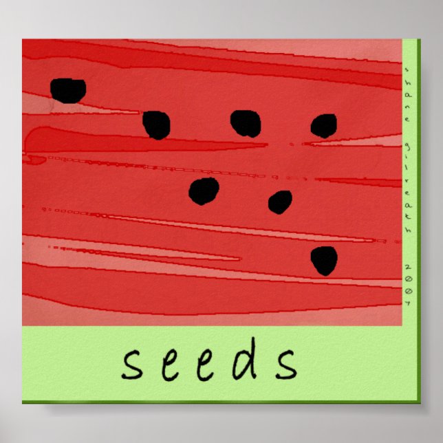 Póster Poster de sandía (Frente)