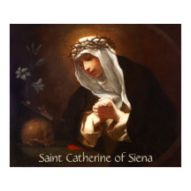 Poster de Santa Catalina de Siena (Franceschini)
