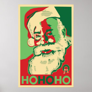 Póster Poster de Santa - HoHoHo
