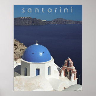 Póster Poster de Santorini