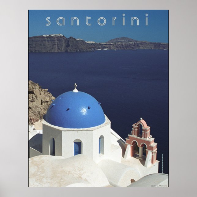 Póster Poster de Santorini (Frente)