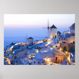 Póster Poster de Santorini