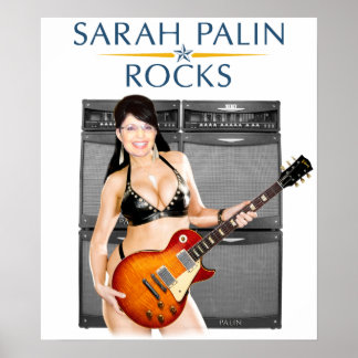Póster Poster de Sarah Palin Rocks