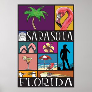 Póster Poster de Sarasota Florida