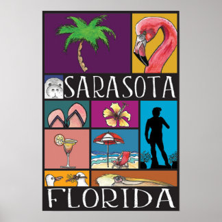 Póster Poster de Sarasota Florida