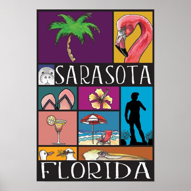Póster Poster de Sarasota Florida (Frente)