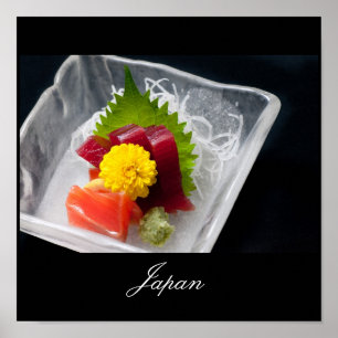 Póster Poster de Sashimi en Japón