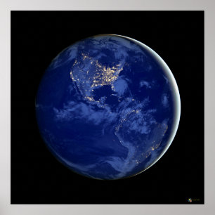 Póster Poster de Satélites de las Américas