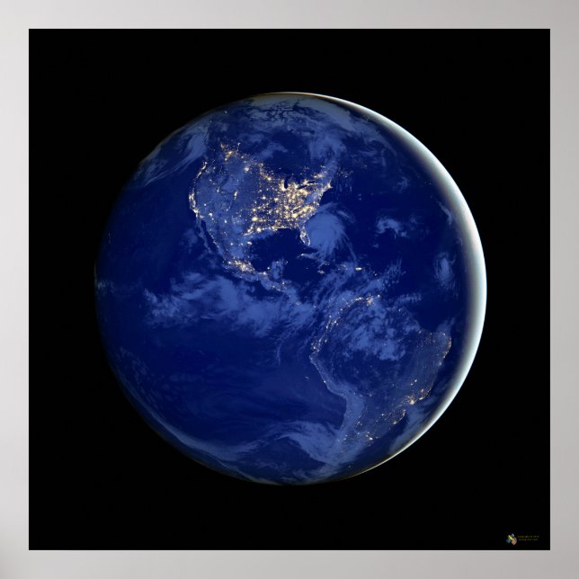 Póster Poster de Satélites de las Américas (Frente)