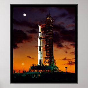 Póster Poster de SaturnV Rocket