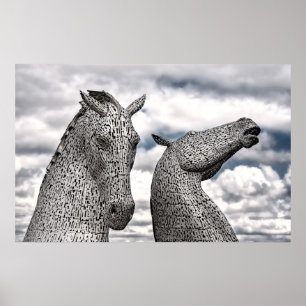 Póster poster de scotland kelpies