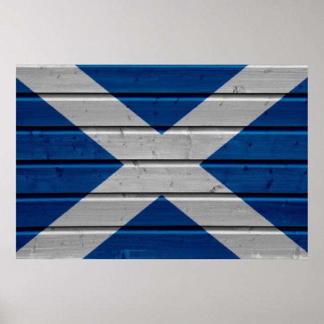 Póster Poster de Scotland Woodplank (Frente)