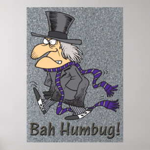 Póster Poster de Scrooge & Bah Humbug