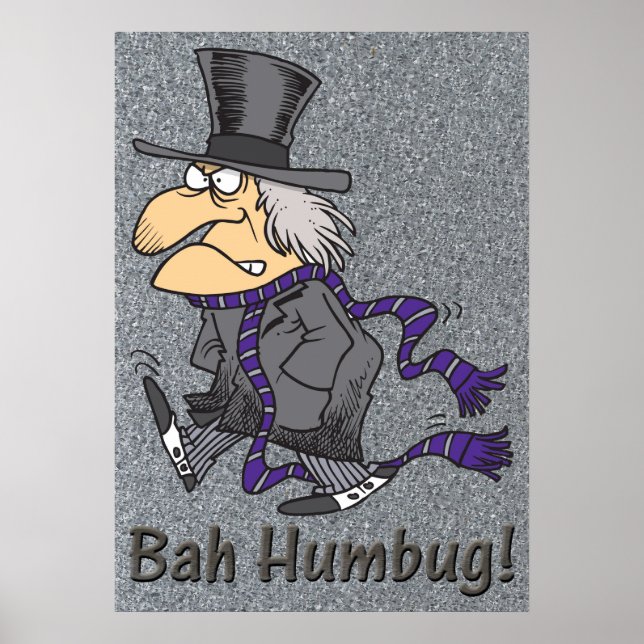 Póster Poster de Scrooge & Bah Humbug (Frente)