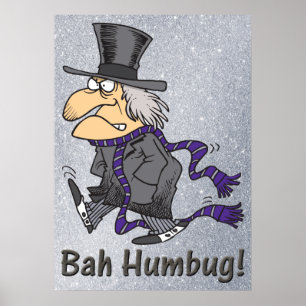 Póster Poster de Scrooge & Bah Humbug