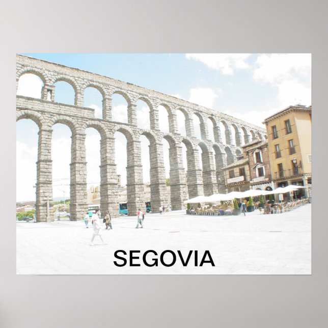 Póster Poster de Segovia-España (Frente)