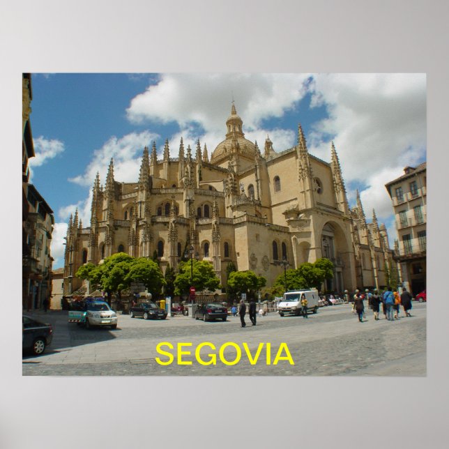 Póster Poster de Segovia-España (Frente)