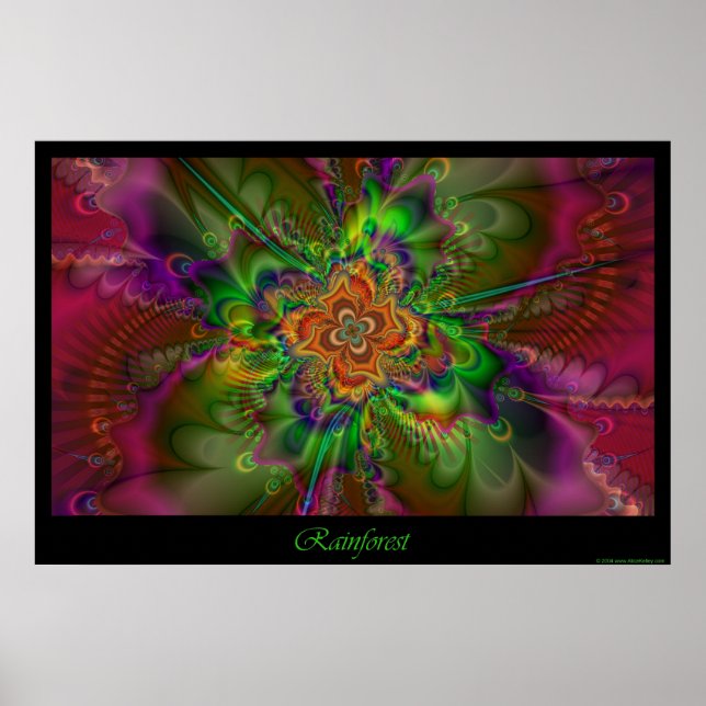 Póster Poster de selva tropical (Frente)