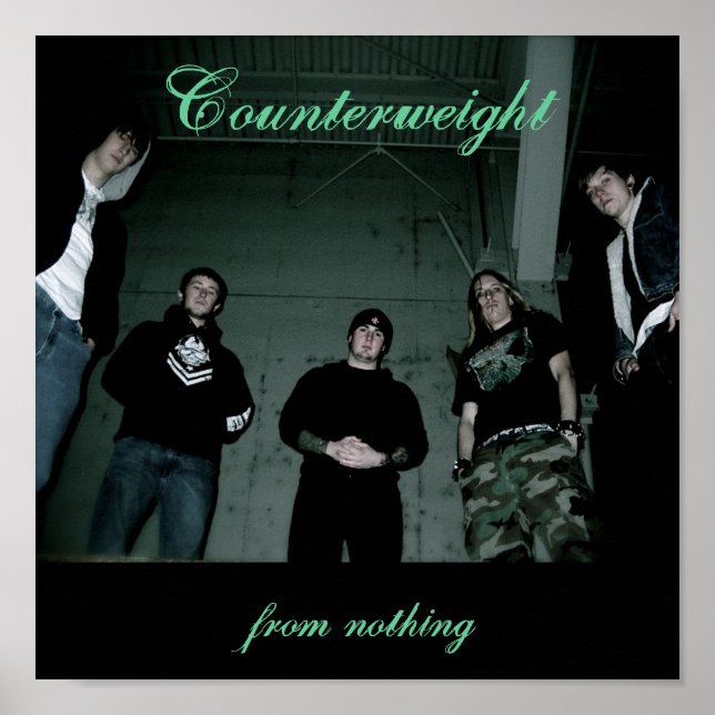 Póster Poster de semicírculo contrapeso (Frente)