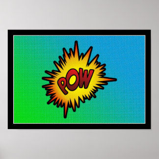 Póster POSTER de semitono POW