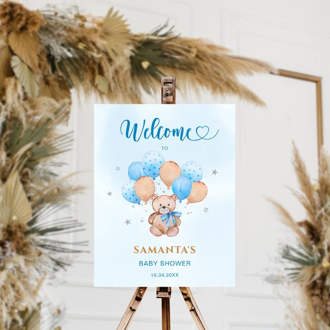 Póster Poster de señas de bienvenida de Baby Shower de Te (Subido por el creador)