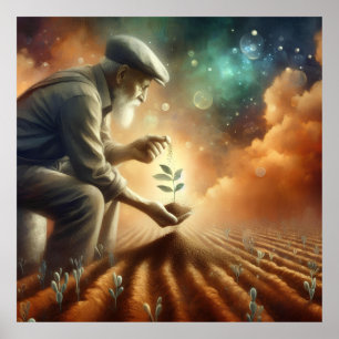 Póster poster de "sendero del crecimiento"