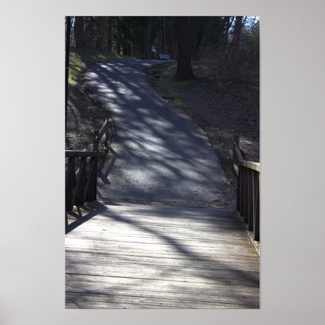 Póster Poster de senderos para caminar (Frente)