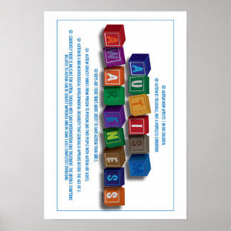 Póster Poster de sensibilización sobre el autismo