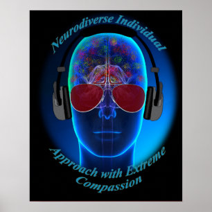 Póster Poster de sensibilización sobre el autismo