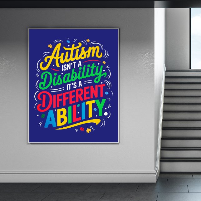 Póster Poster de sensibilización sobre el autismo (Subido por el creador)