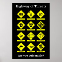 Poster de sensibilización sobre la seguridad de la