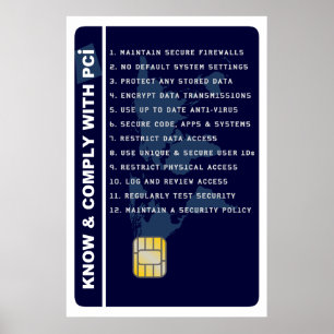 Póster POSTER de sensibilización sobre seguridad PCI