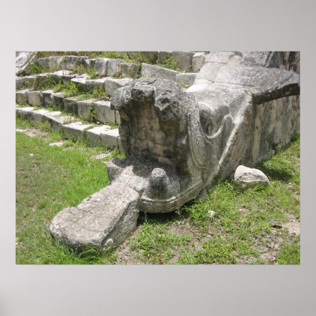 Póster Poster de serpientes mayas (Frente)