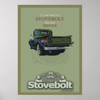 Póster Poster de servicio de Stovebolt