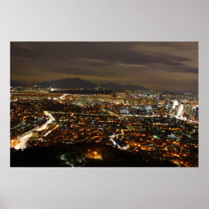 Póster Poster de Seúl Corea