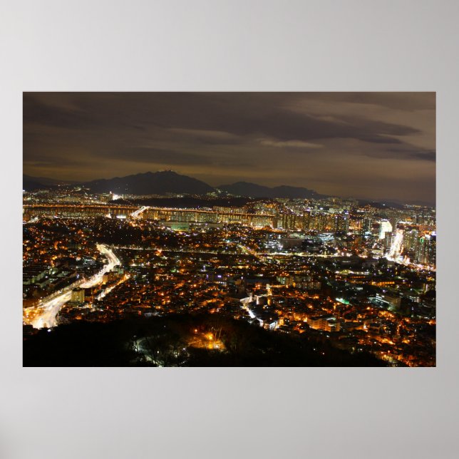 Póster Poster de Seúl Corea (Frente)