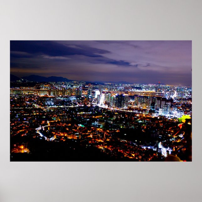 Póster Poster de Seúl Corea (Frente)
