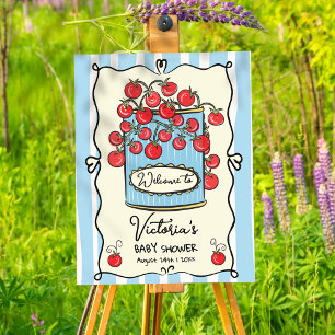 Póster Poster de signo de bienvenida de Baby Shower de to