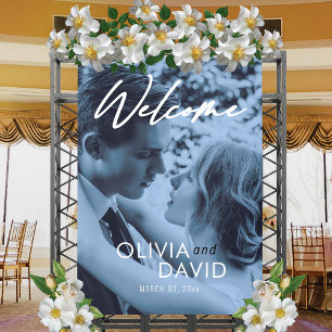 Póster Poster de signo de bienvenida de Boda de imágenes 