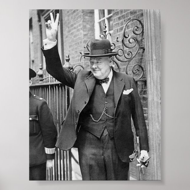 Póster Poster de signos Churchill V (Frente)