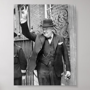 Póster Poster de signos Churchill V