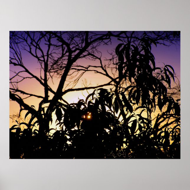 Póster Poster de silueta natural (Frente)