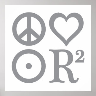 Póster POSTER de símbolos de PLUR