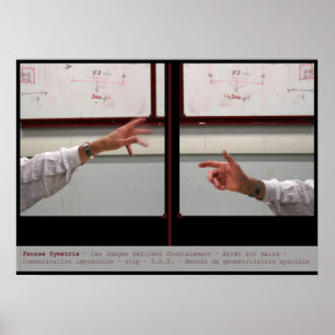 Póster Poster de simetría de distorsión