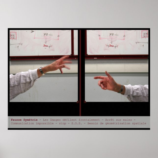 Póster Poster de simetría de distorsión (Frente)