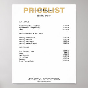 Póster Poster de Simpel Preishear moderno