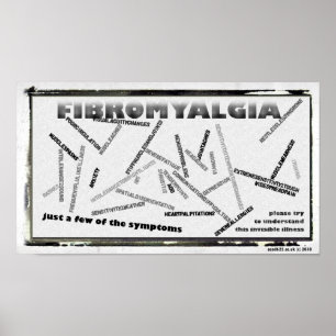Póster poster de síntomas fibro